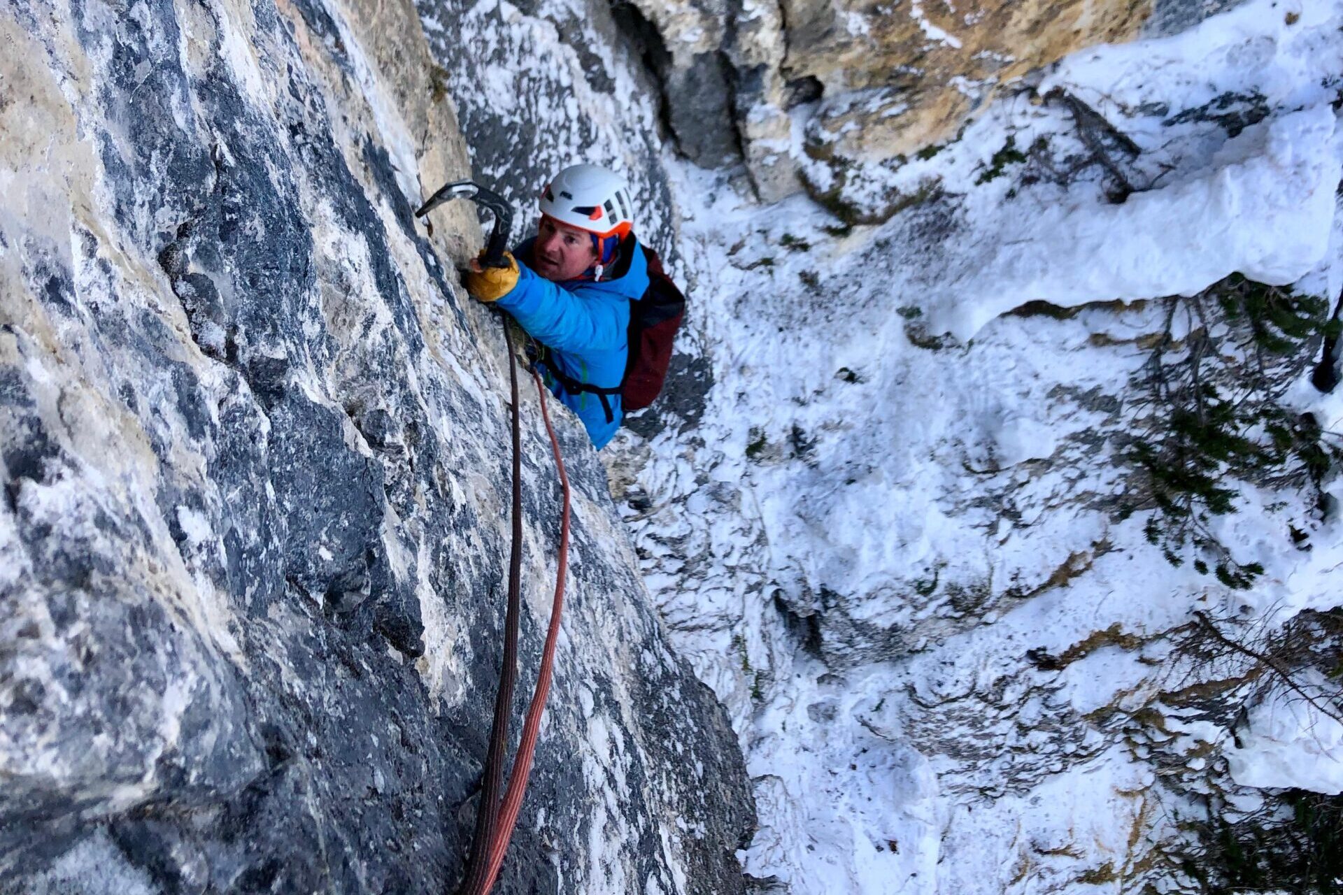 Escalade mixte / Goulotte